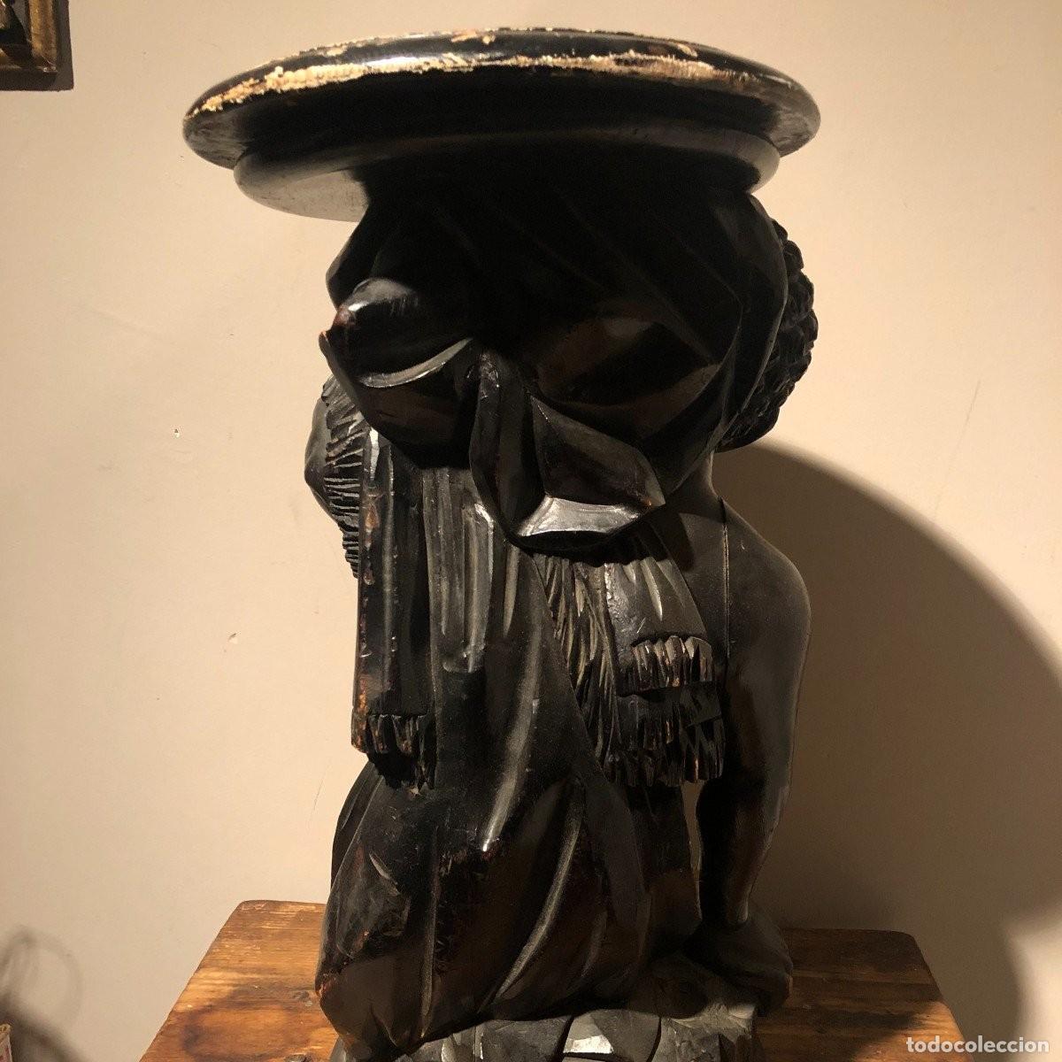 Arte: PEANA EN MADERA TALLADA - Foto 5