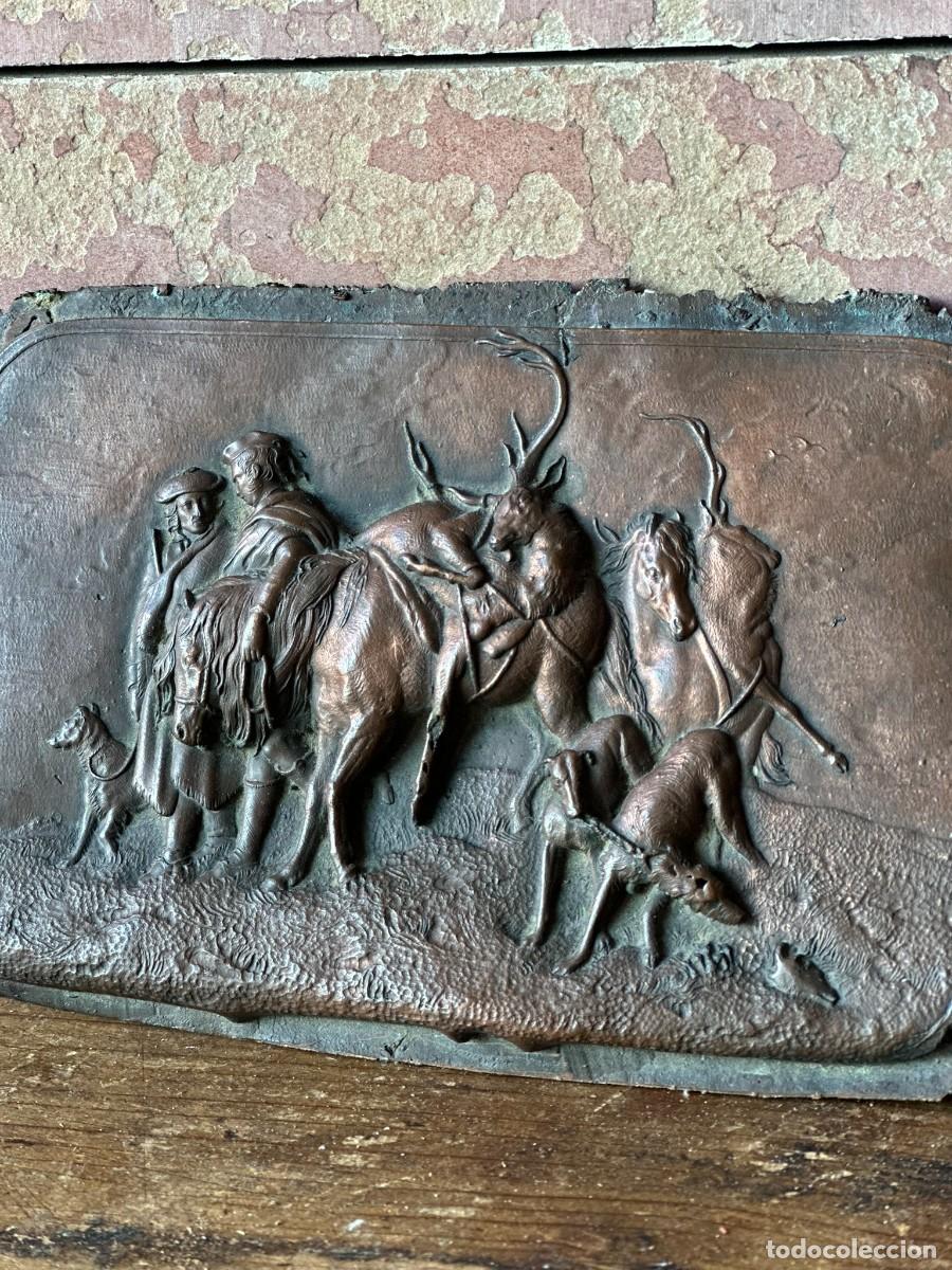 Arte: RELIEVE EN BRONCE. S.XIX - Foto 2