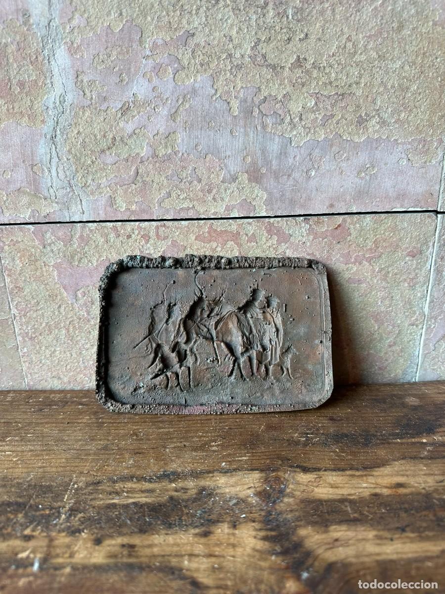 Arte: RELIEVE EN BRONCE. S.XIX - Foto 3