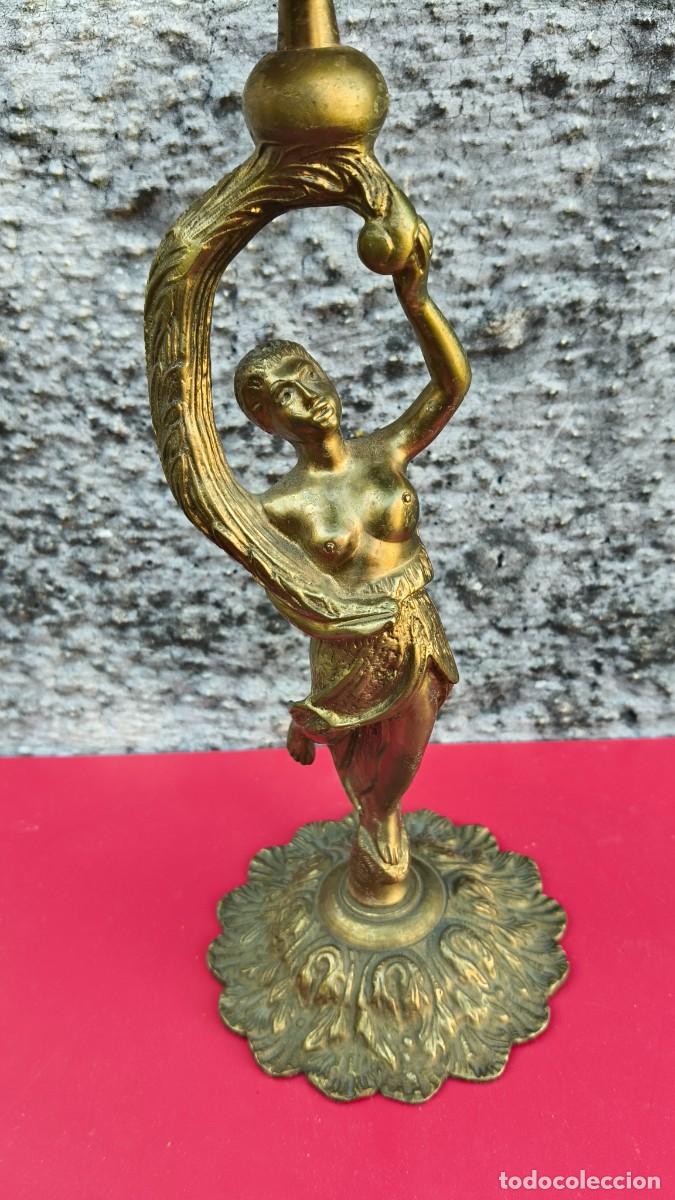 Arte: Cand&eacute;labre bronze Napol&eacute;on 3 - Foto 5