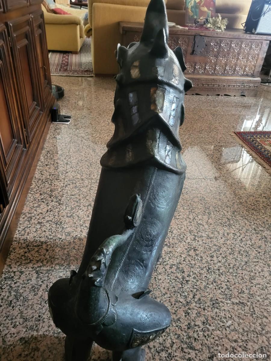 Arte: PERROS GUARDIANES FOO CHINOS DE BRONCE - Foto 4