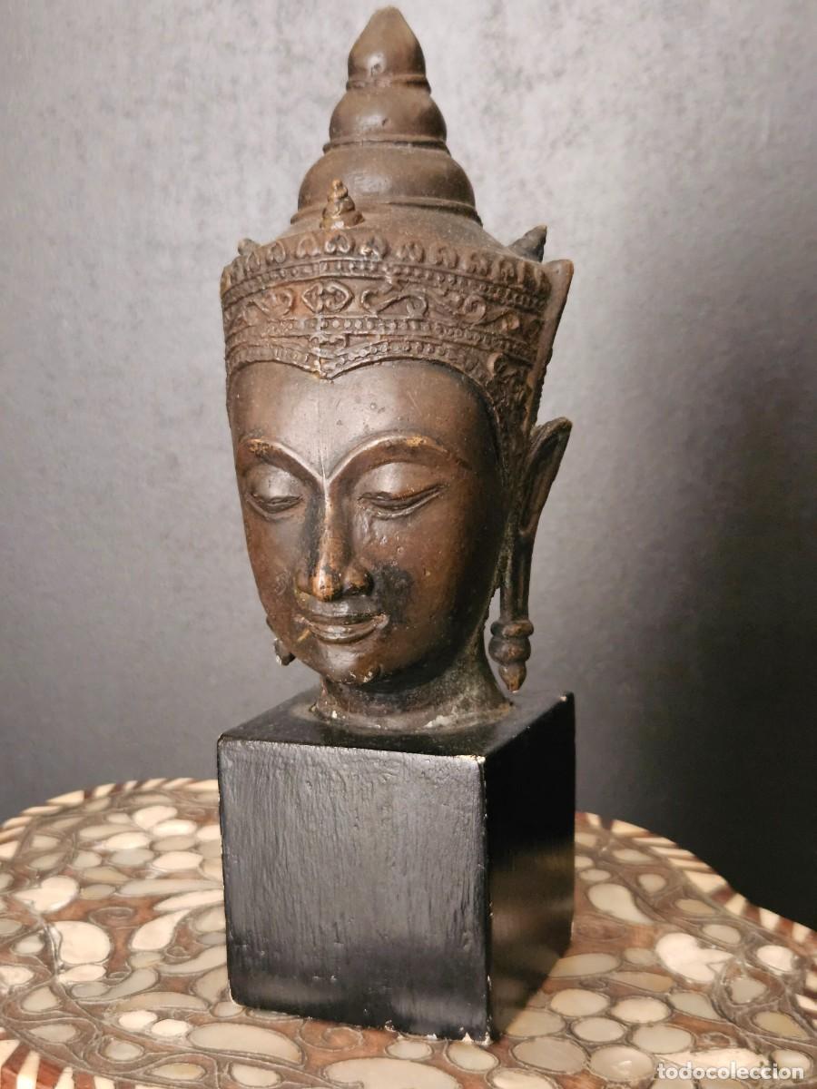 Arte: ANTIGUA EN BRONCE BUDA - Foto 1