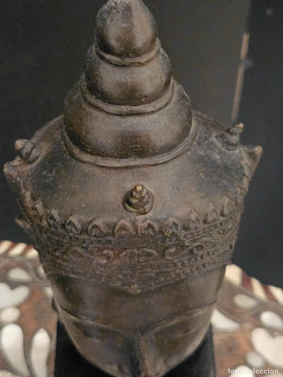 Arte: ANTIGUA EN BRONCE BUDA - Foto 2