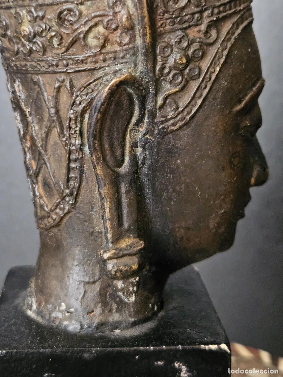 Arte: ANTIGUA EN BRONCE BUDA - Foto 4