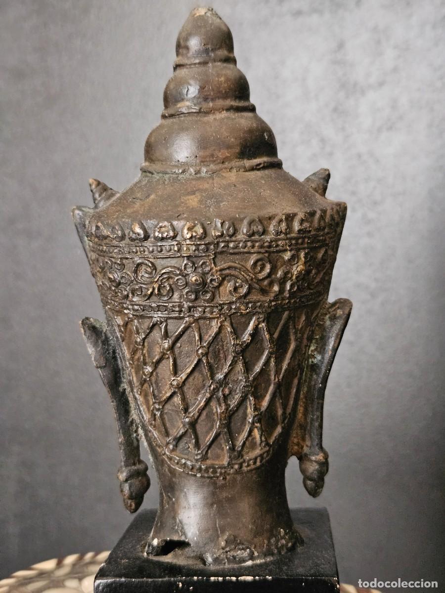 Arte: ANTIGUA EN BRONCE BUDA - Foto 6