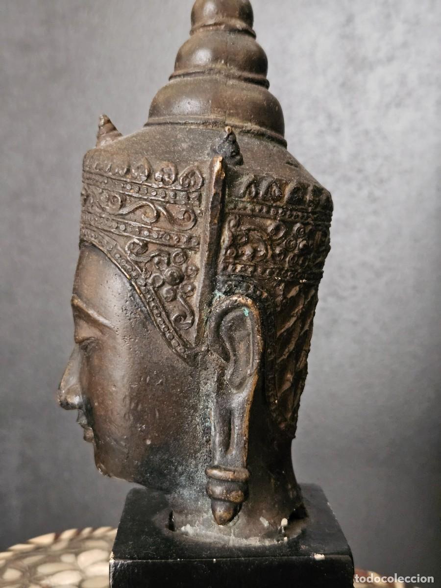 Arte: ANTIGUA EN BRONCE BUDA - Foto 7