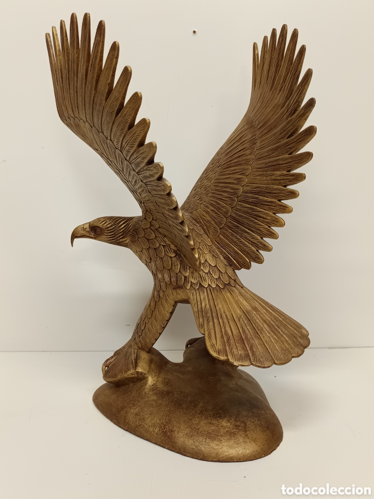 Arte: Gran &aacute;guila tallada en madera - Foto 5