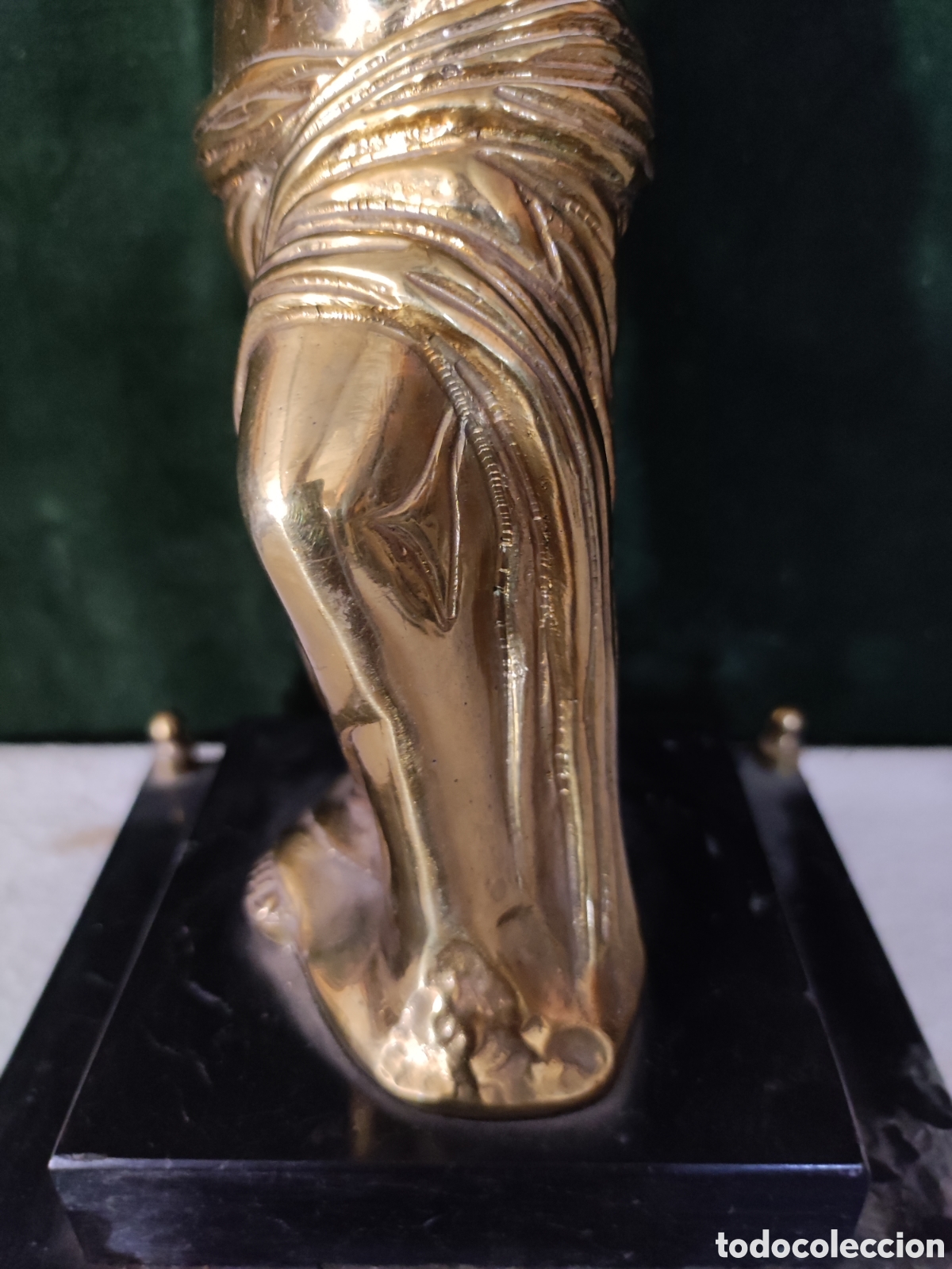 Arte: Venus de bronce con peana de m&aacute;rmol - Foto 2