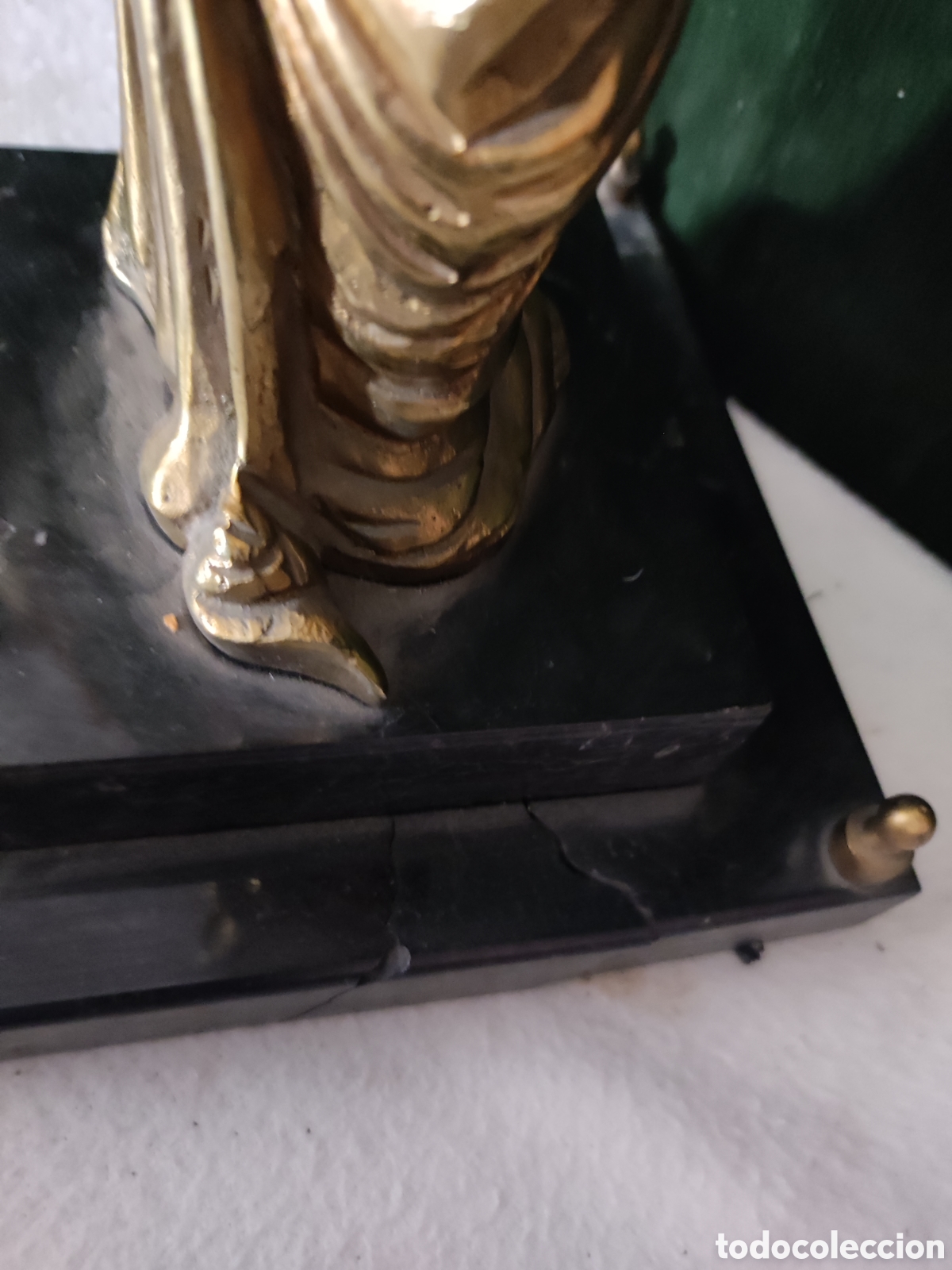 Arte: Venus de bronce con peana de m&aacute;rmol - Foto 7