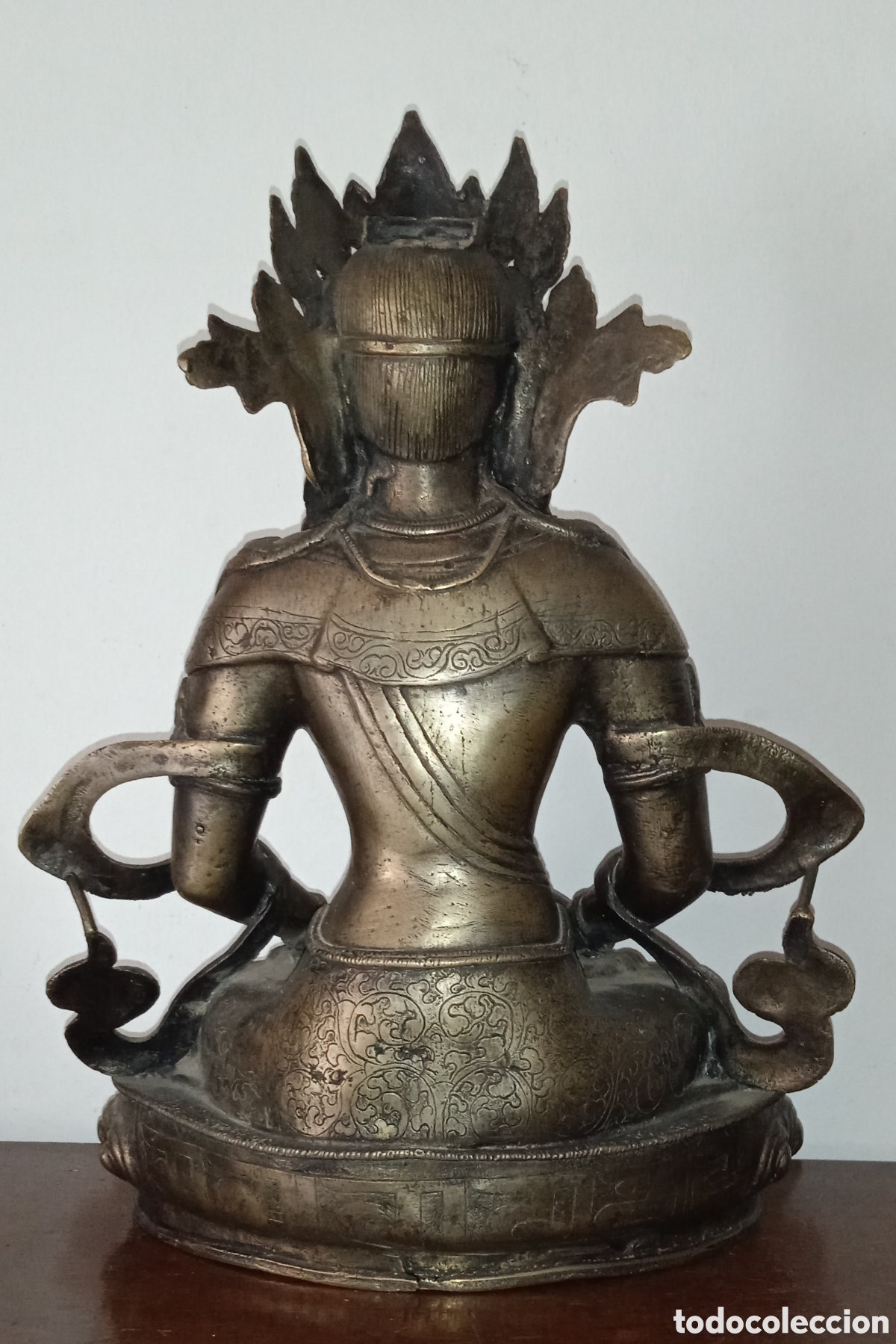 Arte: FIGURA DE BUDA EN BRONCE - Foto 3