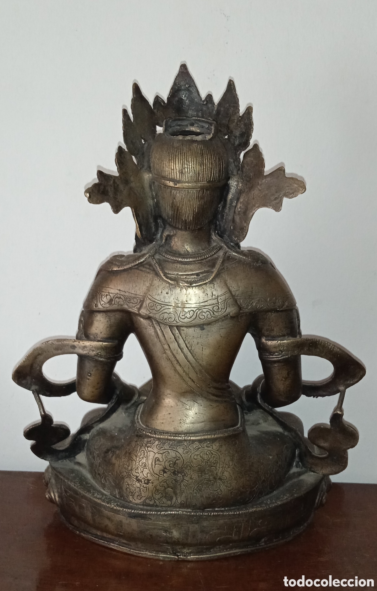Arte: FIGURA DE BUDA EN BRONCE - Foto 4