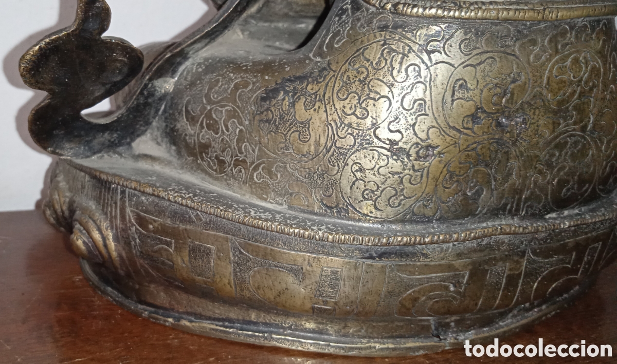 Arte: FIGURA DE BUDA EN BRONCE - Foto 7