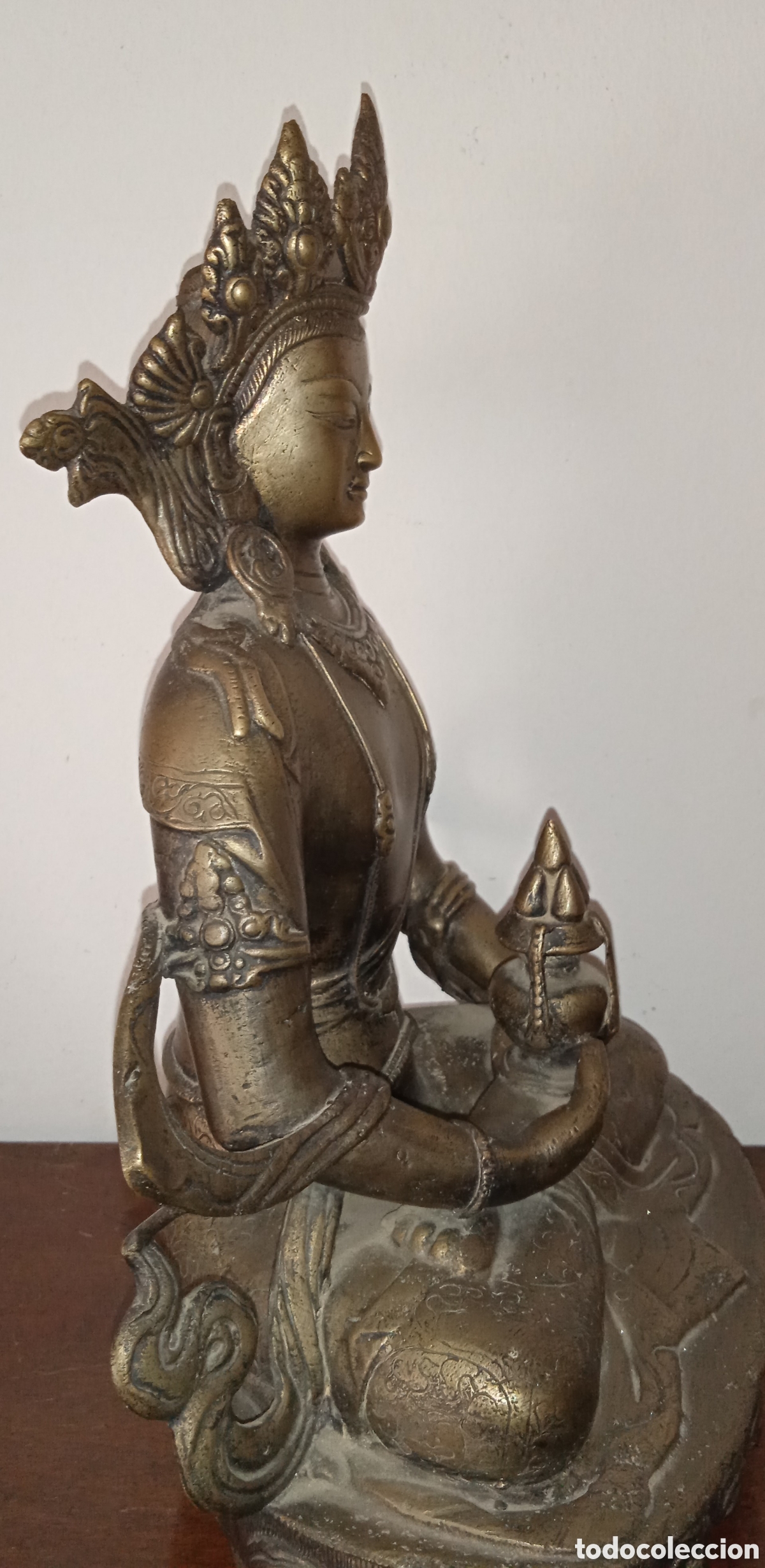 Arte: FIGURA DE BUDA EN BRONCE - Foto 10
