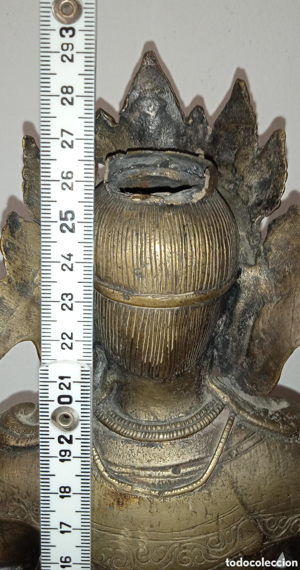 Arte: FIGURA DE BUDA EN BRONCE - Foto 12