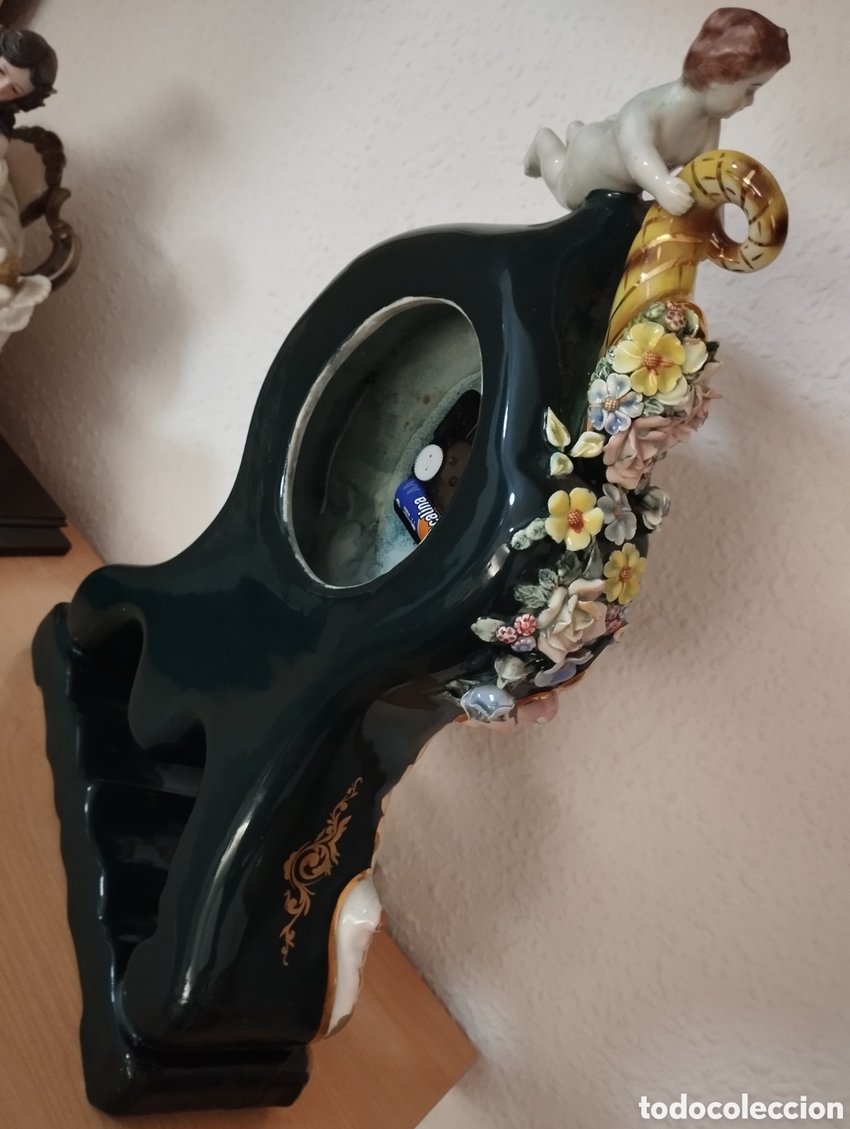 Arte: Antiguo Reloj Cer&aacute;mica. - Foto 9