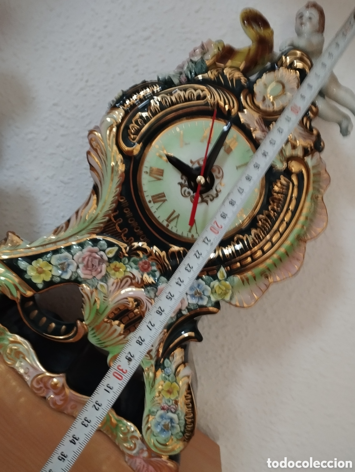 Arte: Antiguo Reloj Cer&aacute;mica. - Foto 10