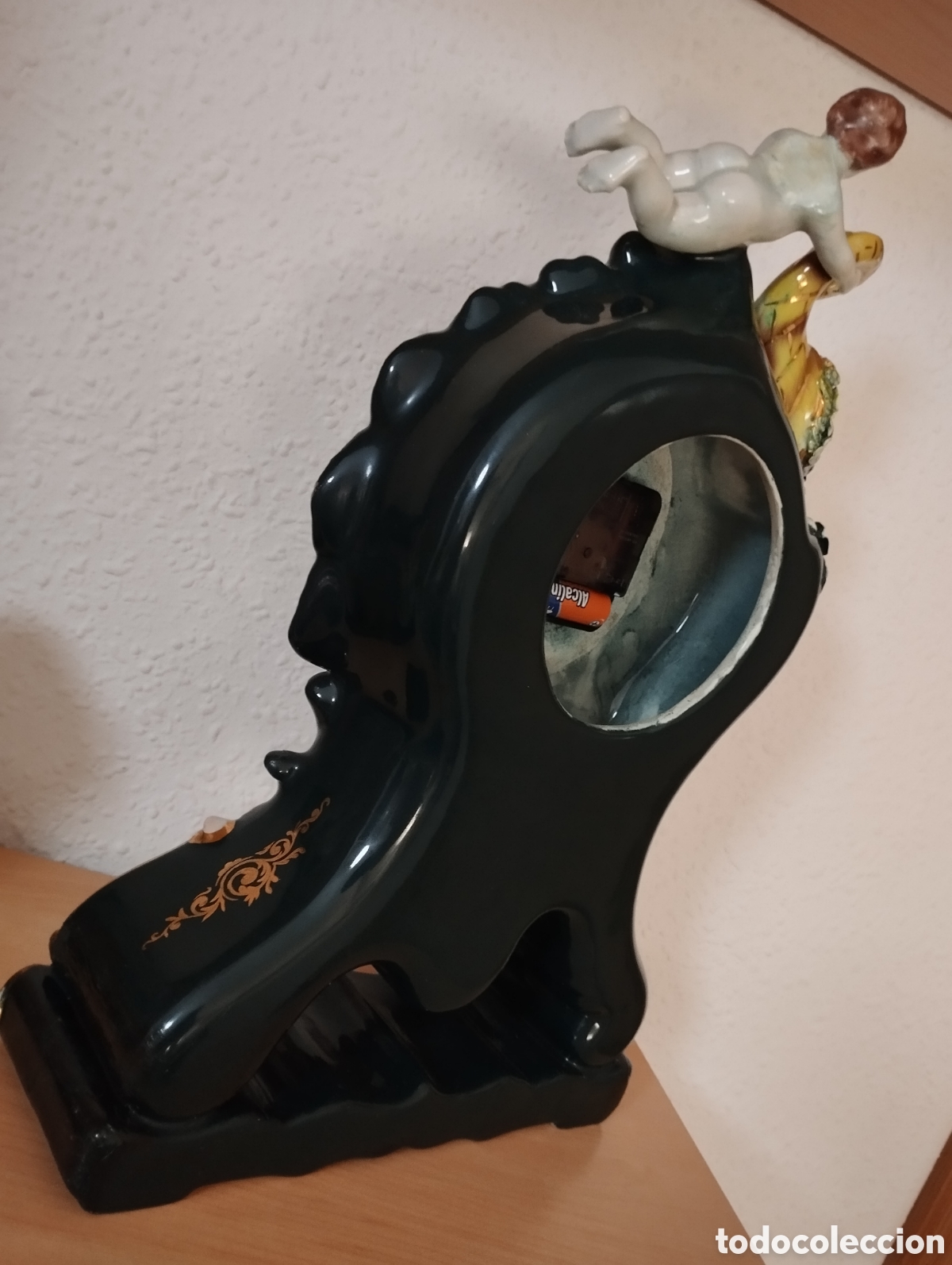Arte: Antiguo Reloj Cer&aacute;mica. - Foto 12