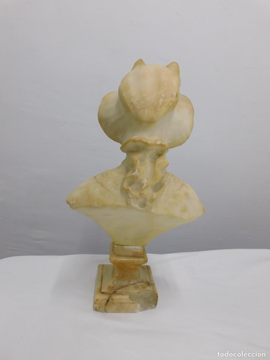 Arte: BUSTO DAMA DE ALABASTRO - Foto 3