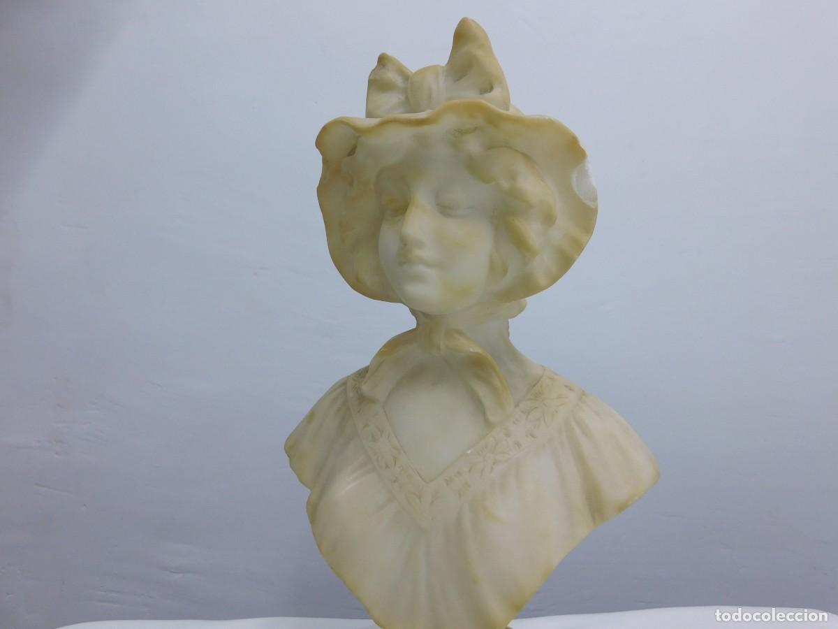 Arte: BUSTO DAMA DE ALABASTRO - Foto 5