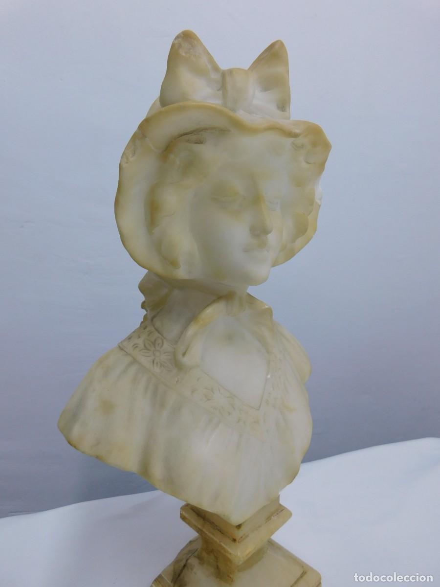 Arte: BUSTO DAMA DE ALABASTRO - Foto 6