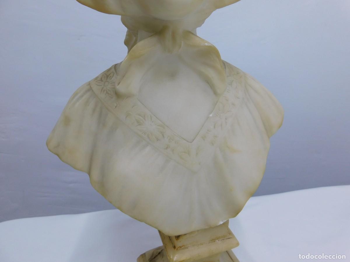 Arte: BUSTO DAMA DE ALABASTRO - Foto 9