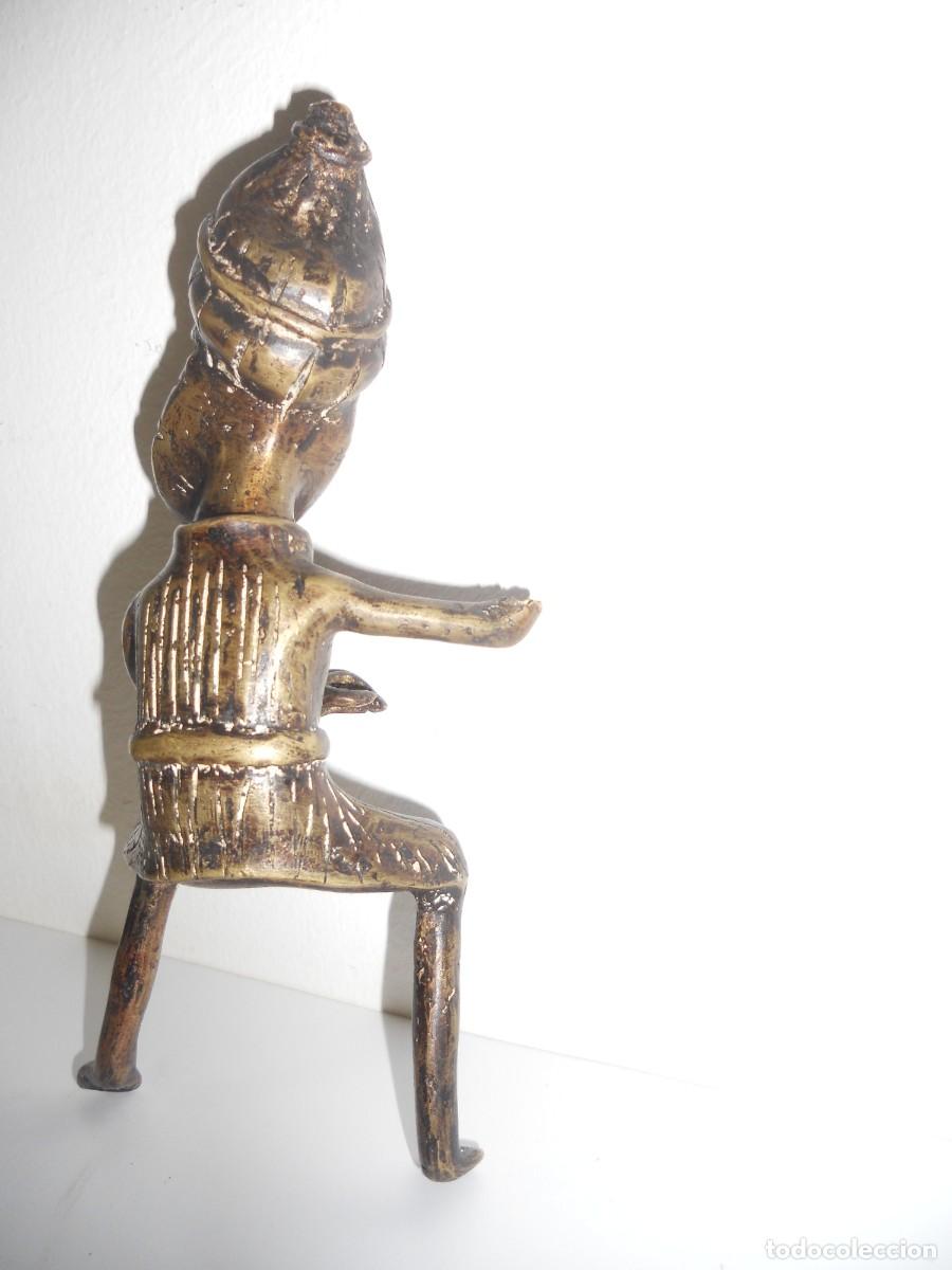 Arte: ANTIGUO QUERRERO AFRICANO DE BRONCE - Foto 6