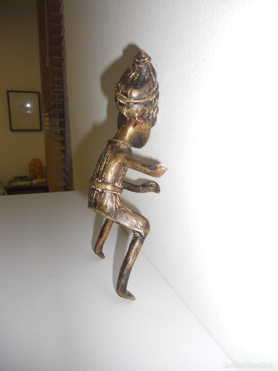 Arte: ANTIGUO QUERRERO AFRICANO DE BRONCE - Foto 7