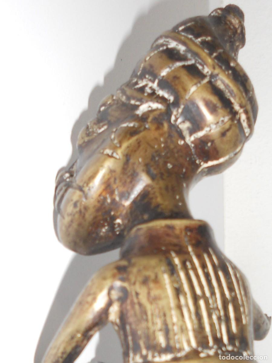 Arte: ANTIGUO QUERRERO AFRICANO DE BRONCE - Foto 9