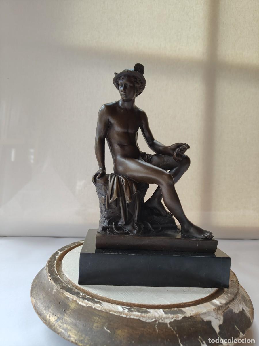 Arte: Hermes sentado, bronce. - Foto 1