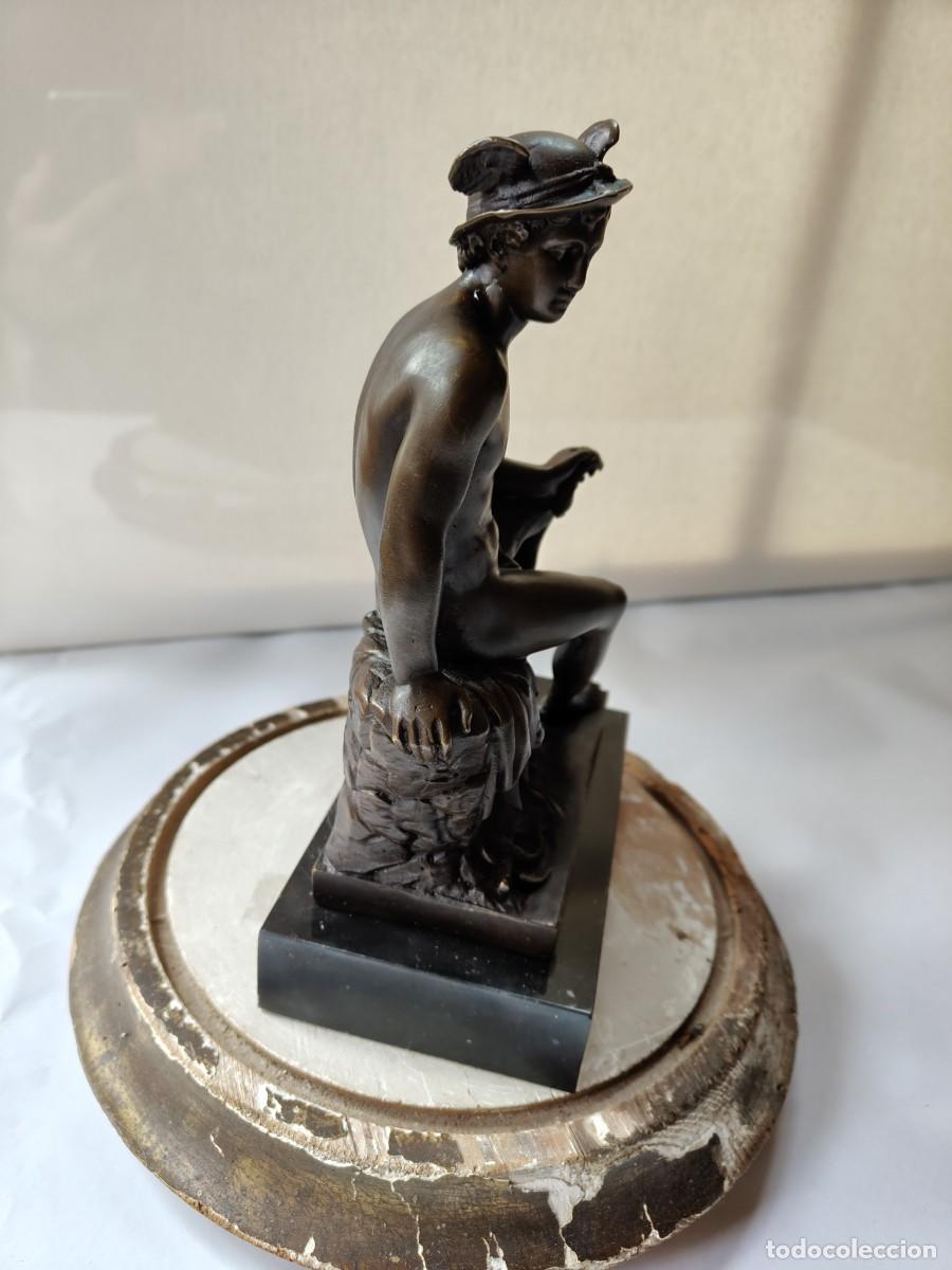 Arte: Hermes sentado, bronce. - Foto 7