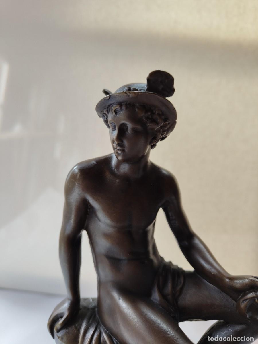Arte: Hermes sentado, bronce. - Foto 8