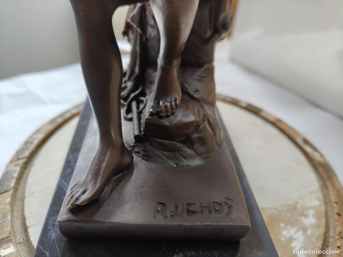 Arte: Hermes sentado, bronce. - Foto 10