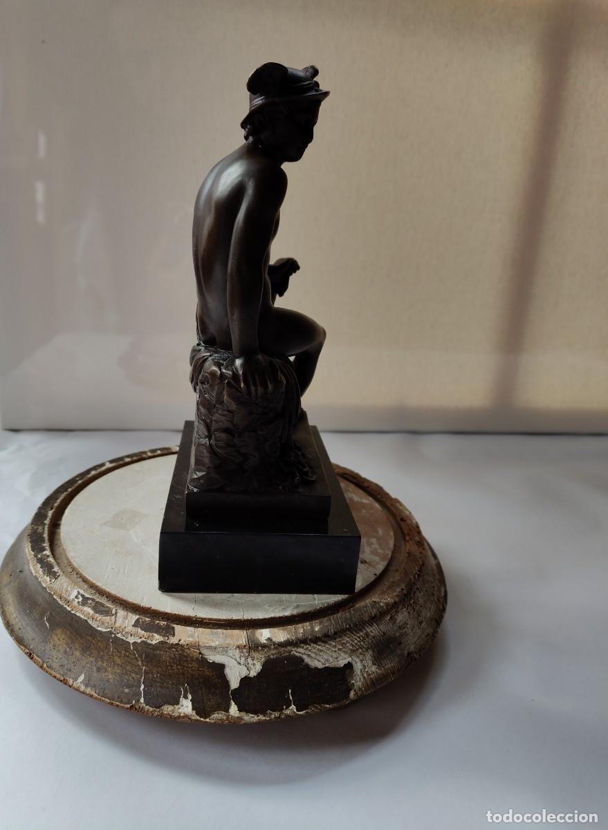 Arte: Hermes sentado, bronce. - Foto 11