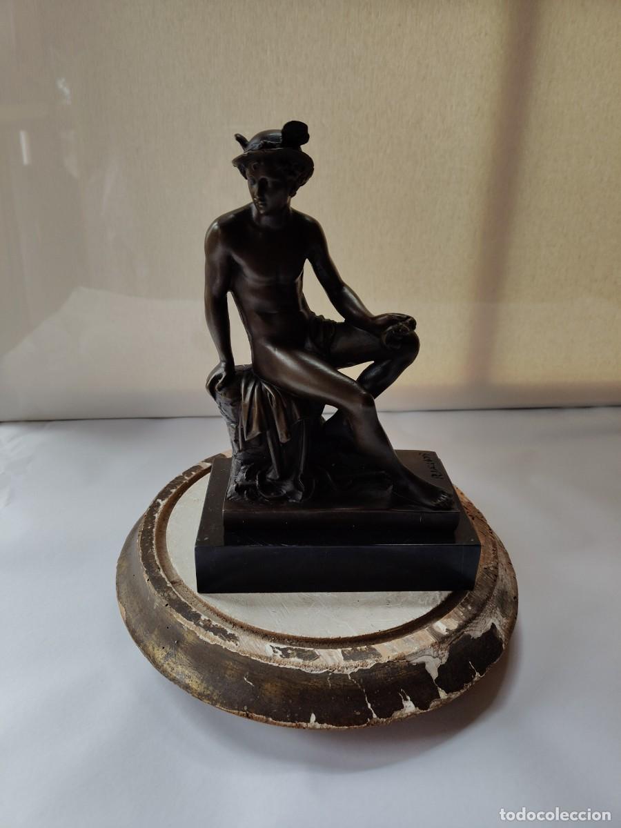 Arte: Hermes sentado, bronce. - Foto 12