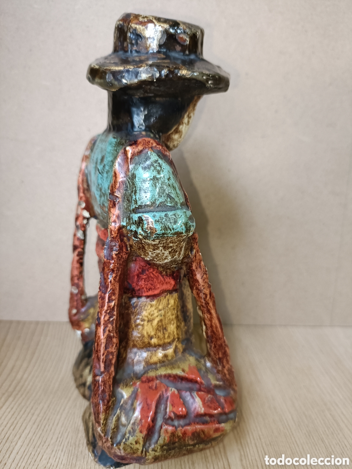 Arte: Figura madera policromada - Foto 5