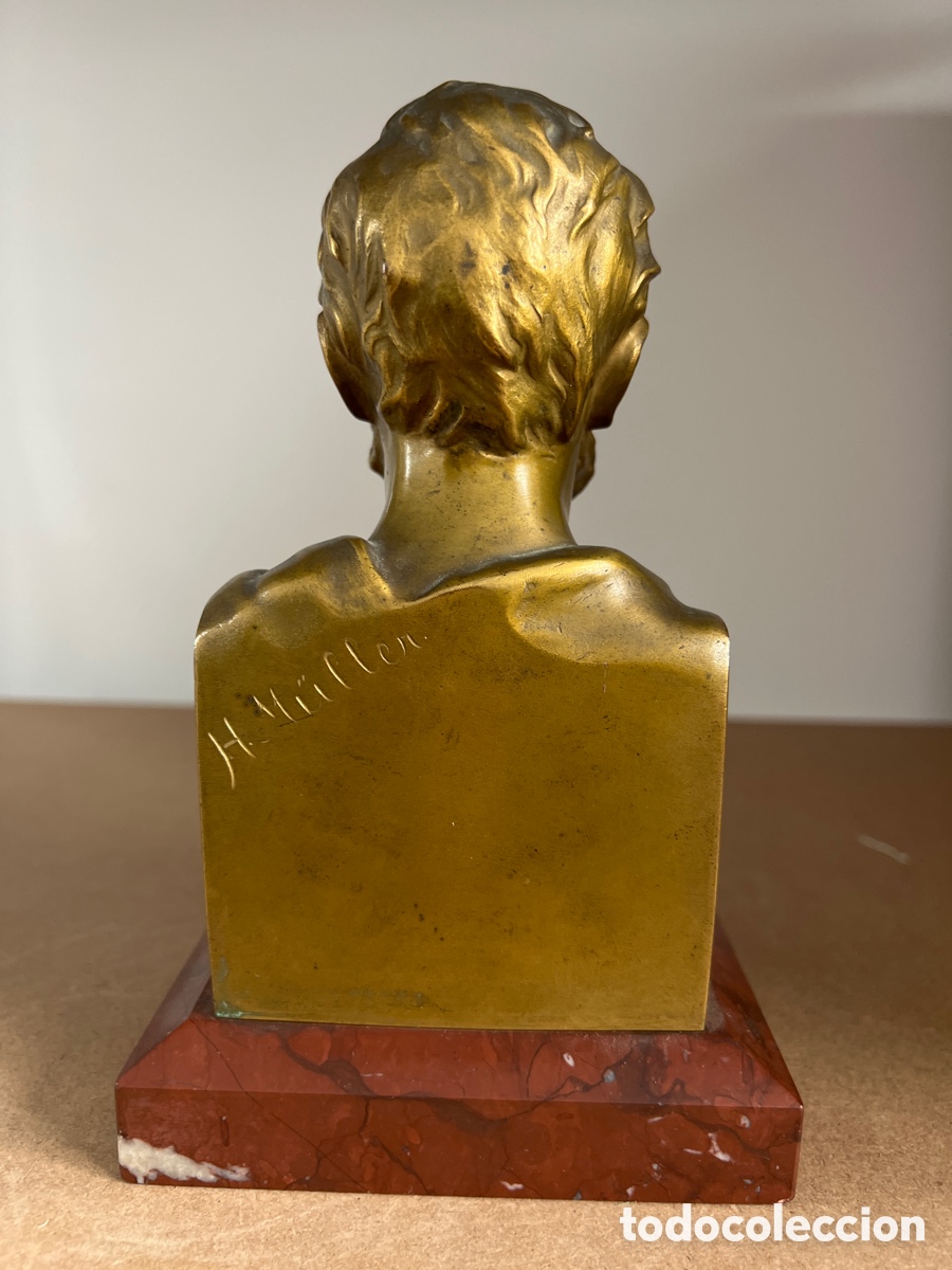 Arte: Busto Bronce Wagner. H Muller - Foto 3