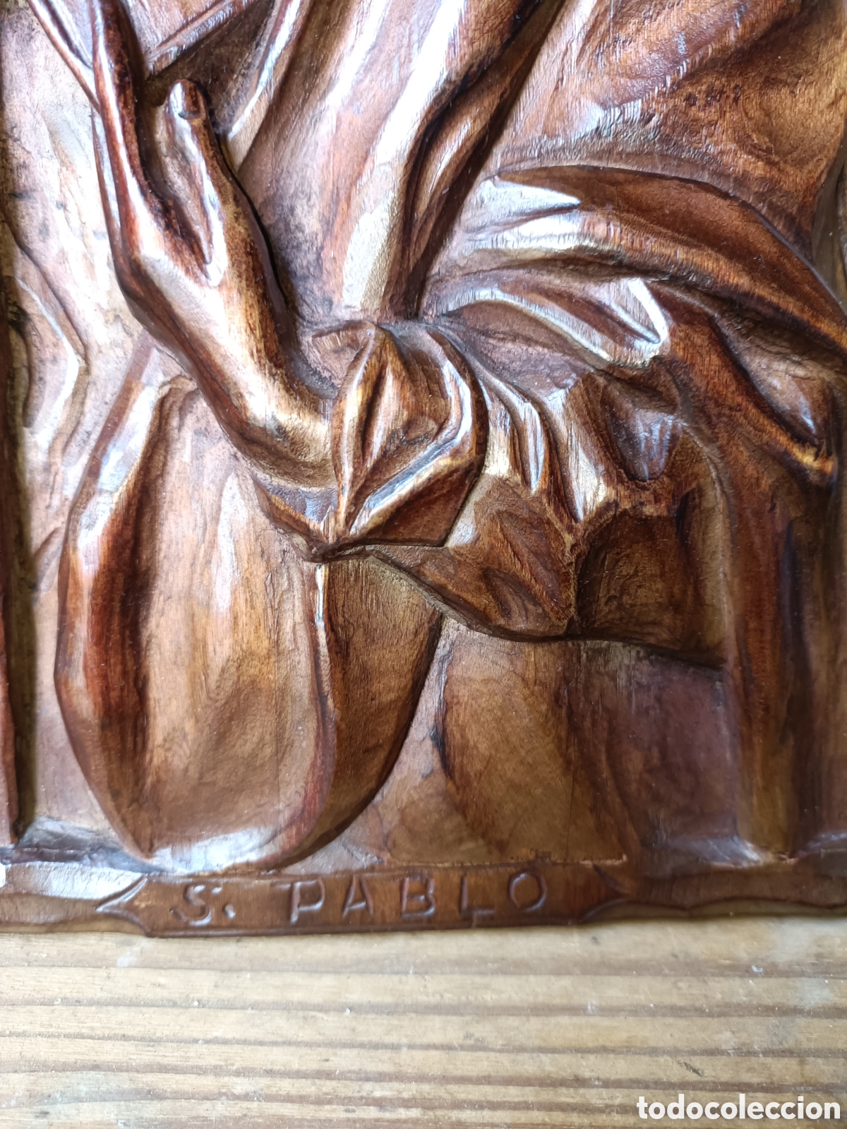 Arte: San Pablo, madera tallada - Foto 3