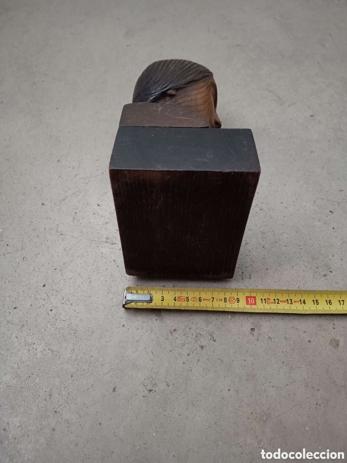 Arte: BUSTO DE MUJER TALLADA EN MADERA - Foto 8