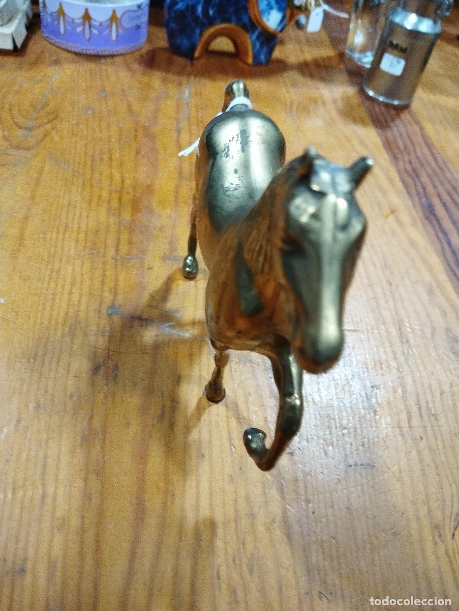 Arte: CABALLO DE BRONCE DORADO. - Foto 5