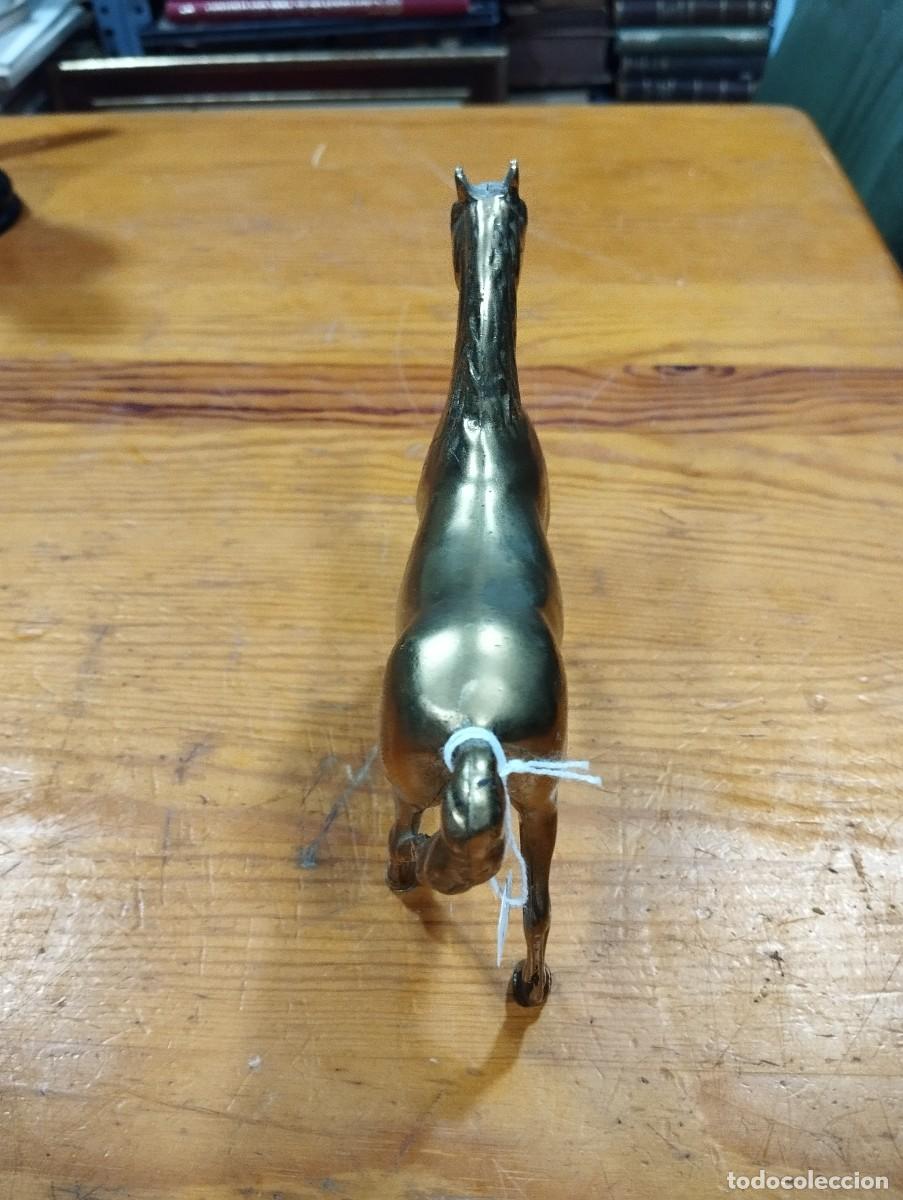 Arte: CABALLO DE BRONCE DORADO. - Foto 7
