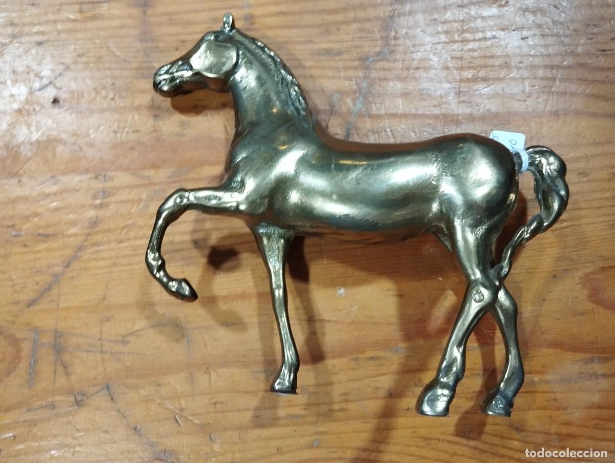 Arte: CABALLO DE BRONCE DORADO. - Foto 9