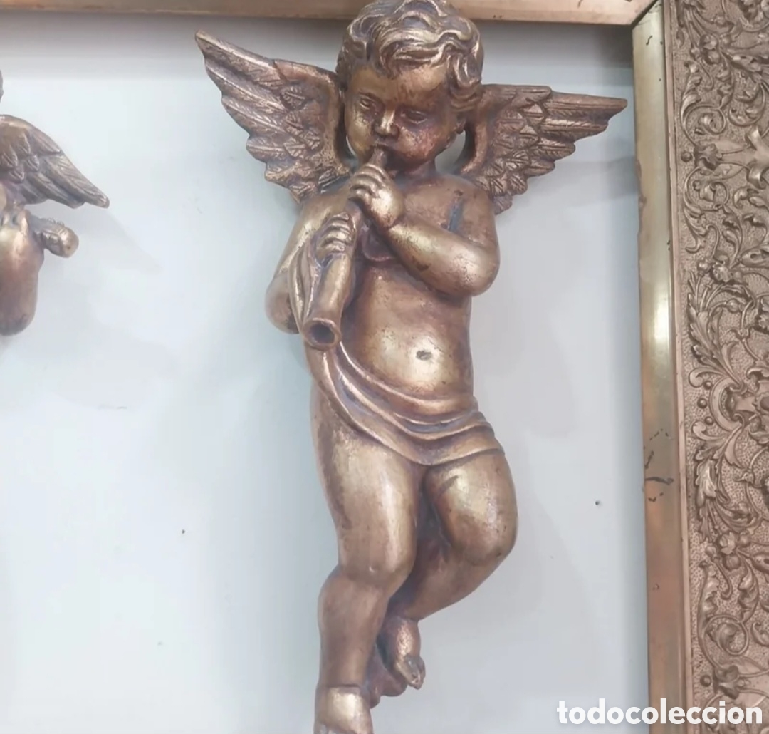 Arte: Preciosos querub&iacute;s de escayola. - Foto 7