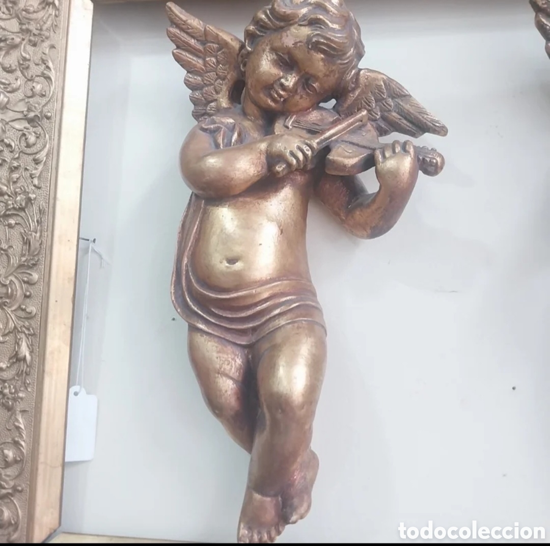 Arte: Preciosos querub&iacute;s de escayola. - Foto 8