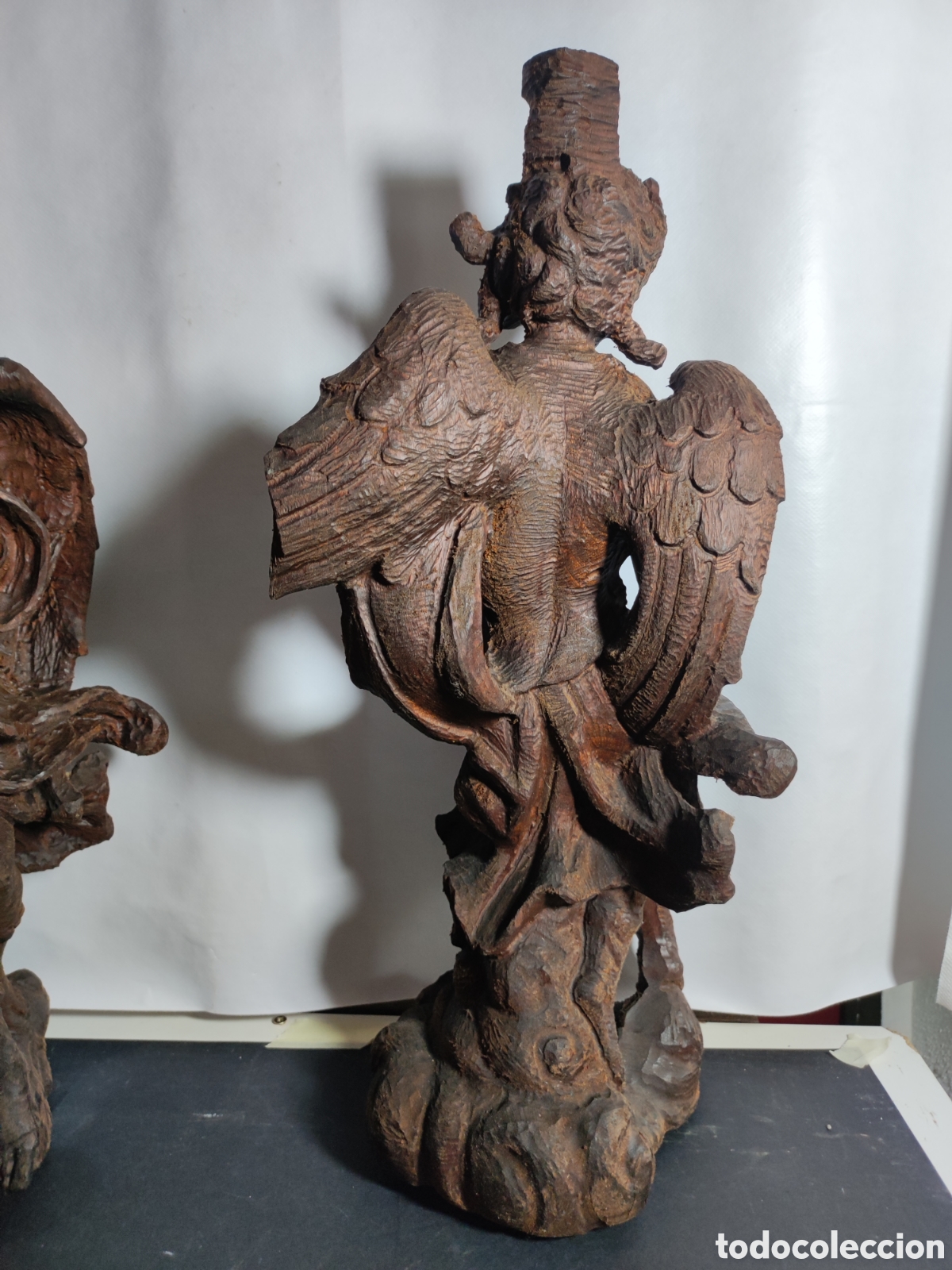 Arte: Pareja de &aacute;ngeles torcheros - Foto 9