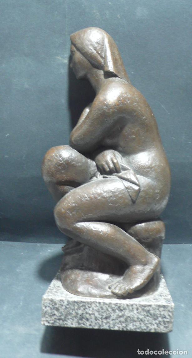 Arte: ESCULTURA DE BRONCE DE MUJER - Foto 2