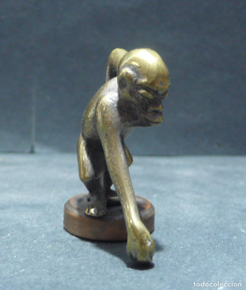 Arte: PEQUE&Ntilde;O MONO EN BRONCE - Foto 3