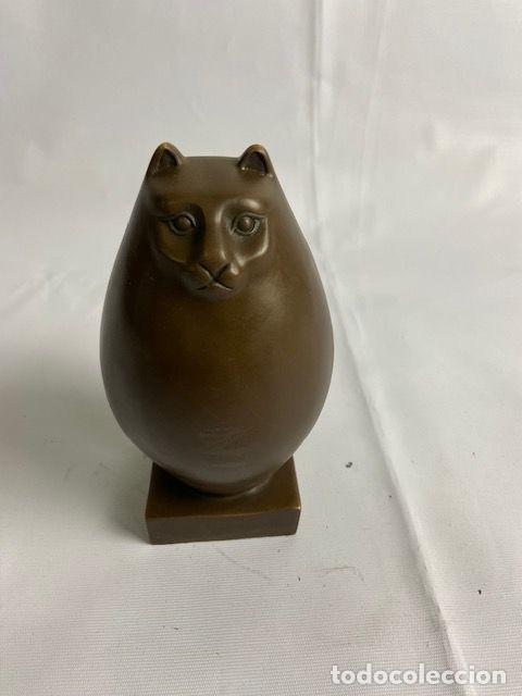 Arte: Fernando Botero Gato en bronce - Foto 1