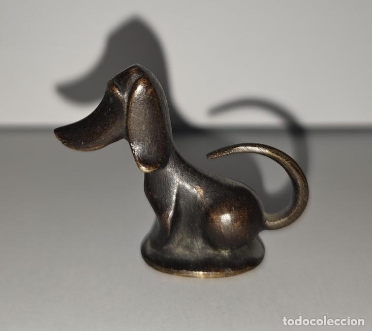 Arte: PEQUE&Ntilde;O PERRITO ART-DECO BRONCE - Foto 1