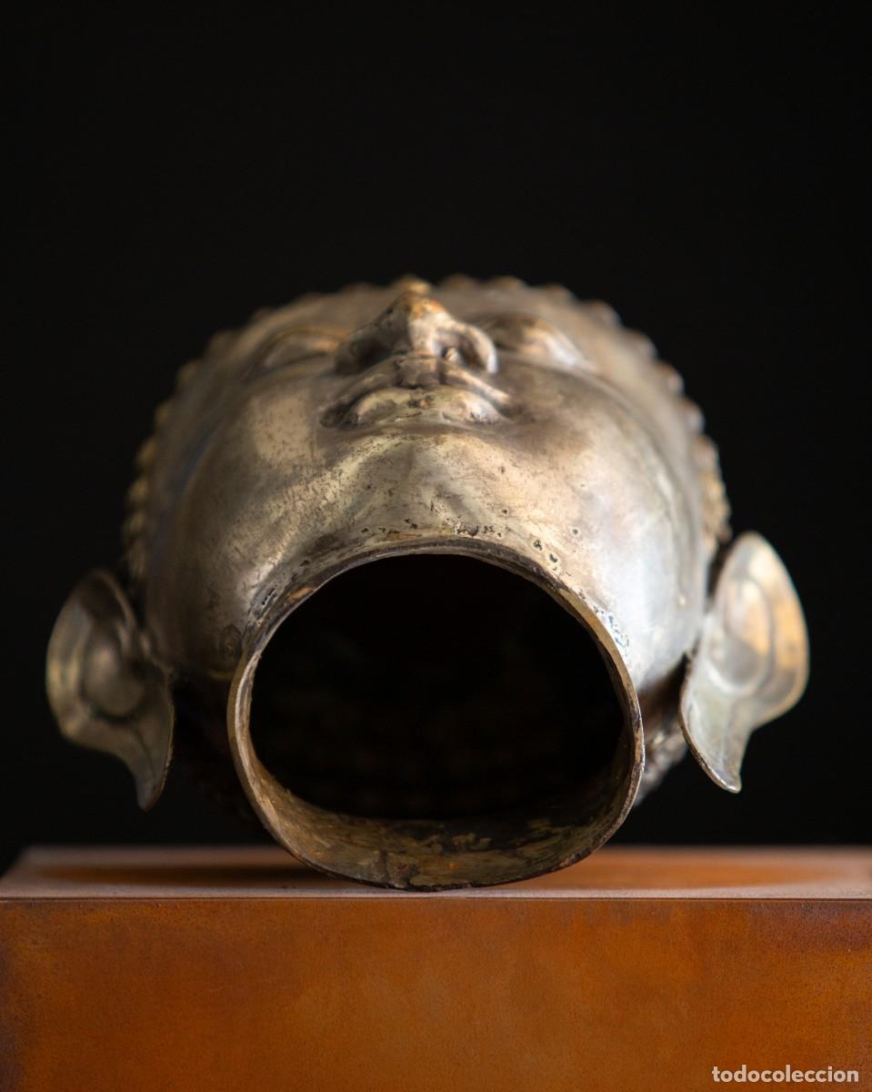 Arte: Cabeza de Buda en Bronce Fundido - Foto 7