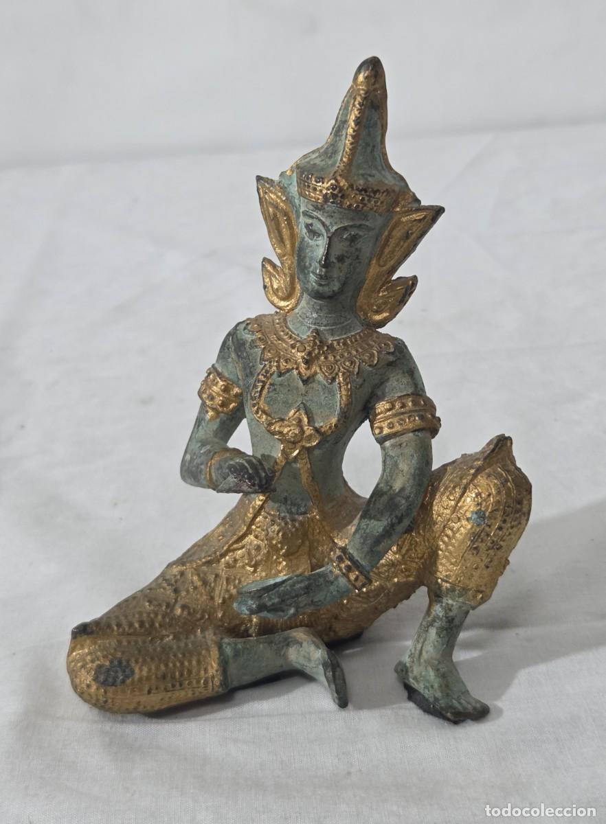 Arte: Figura Buda Tailandes en bronce - Foto 1